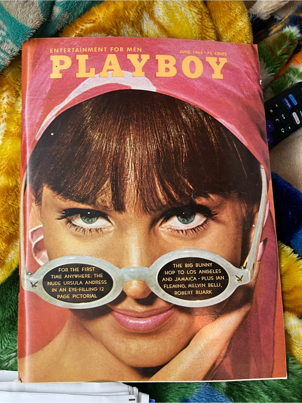 vintage magazine is the June 1965 issue of Playboy featuring Turid Lundberg